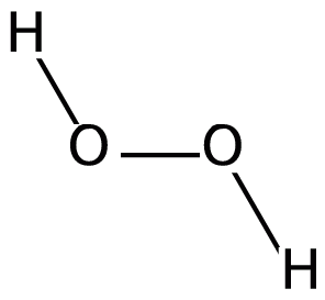 Hydrogen peroxide chemical structure