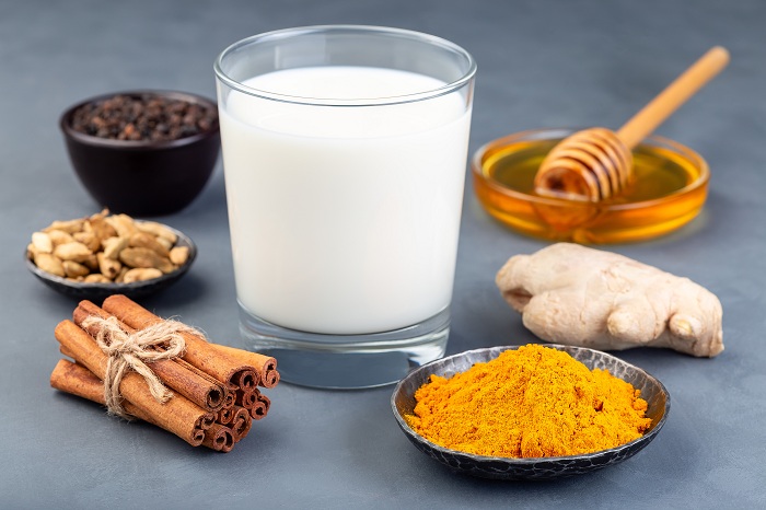 Turmeric and milk ingredients for skincare