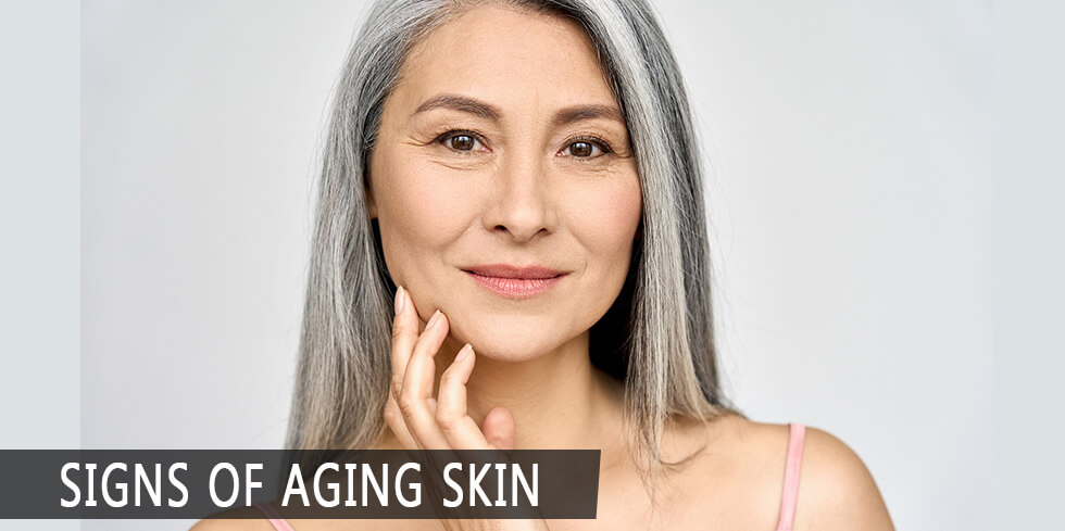Woman aging gracefully