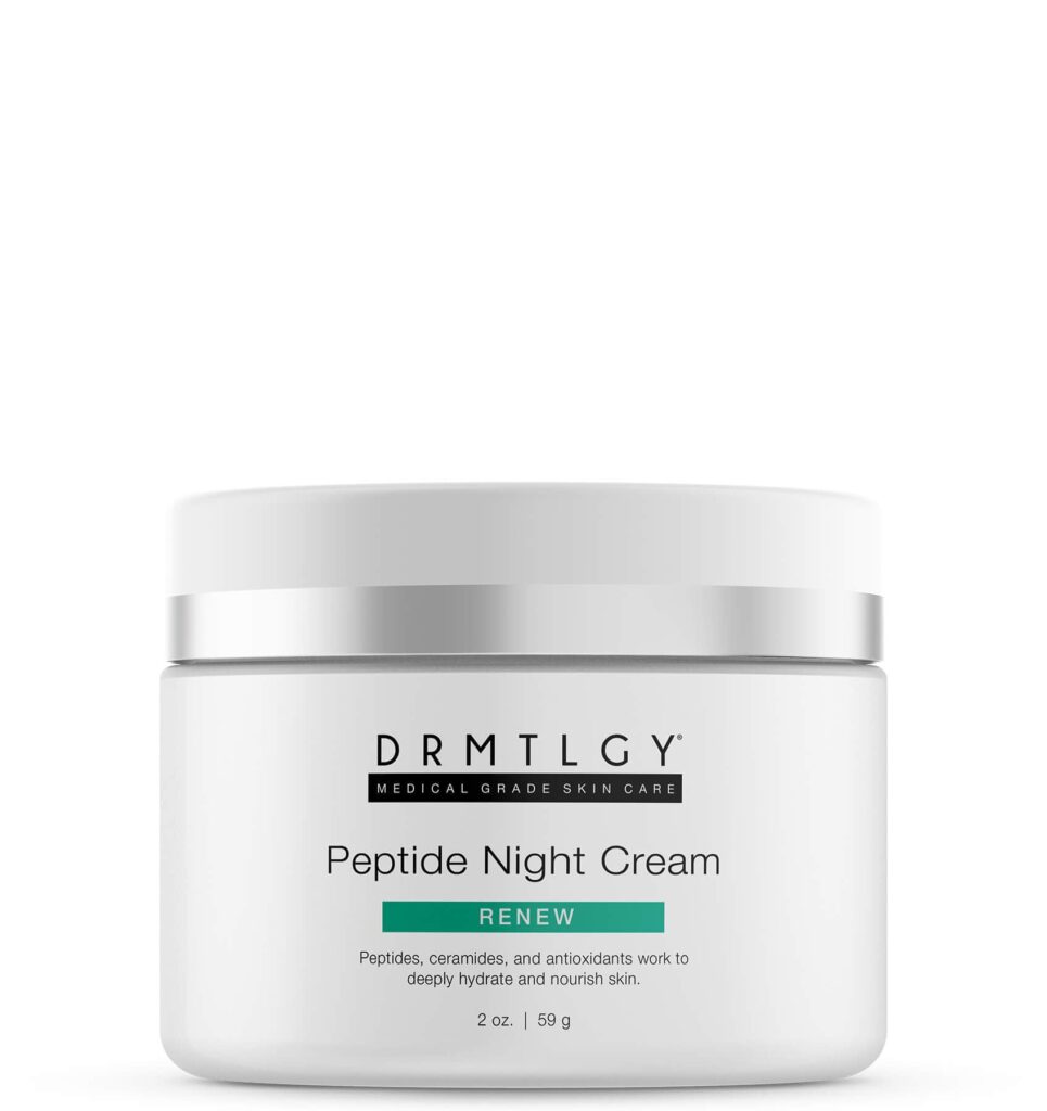 drmtlgy peptide night cream