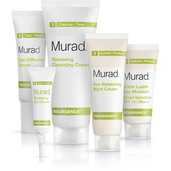 Products in our Murad Resurgence Review